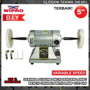 Jual Wipro Mesin Gerinda Duduk As Panjang Inch Bench Grinder Gdp