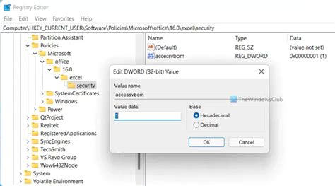 Enable Or Disable Trust Access To Visual Basic Project In Office Apps