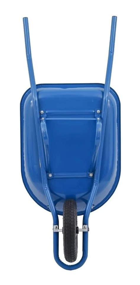 Carrinho De Mão Tramontina 50L Chapa 24 Pneu Câmara 3 25 X 8 Azul