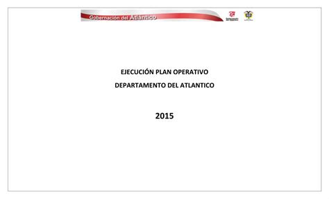 Pdf Ejecuci N Plan Operativo Departamento Proceso De Cierre