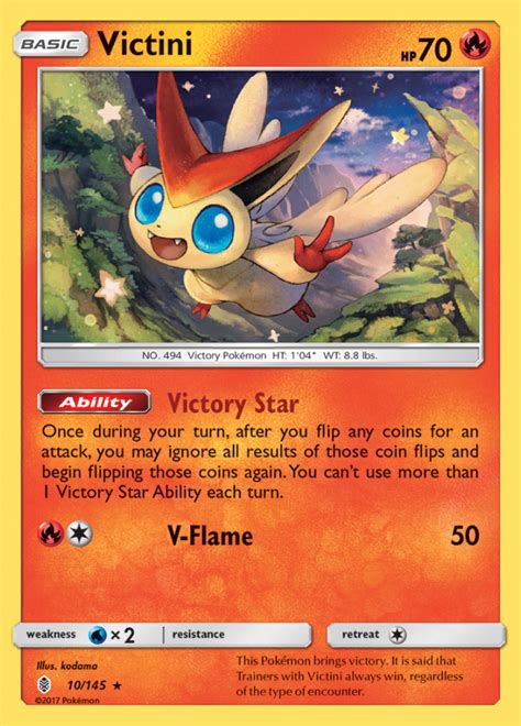 Victini Guardians Rising Rare Holo Pokemon Tcg Digitaltq