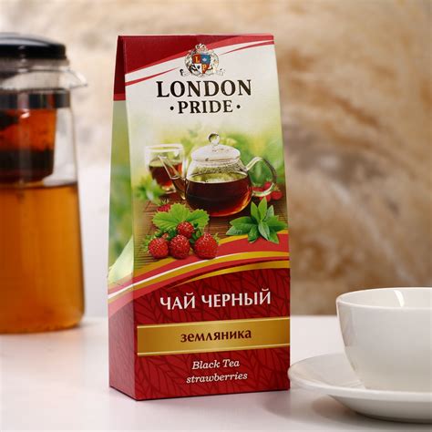 Чай черный с земляникой Лондон Прайд, 75 г (9604450) - Купить по цене ...