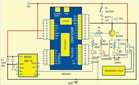 Rfid Circuit Diagram Wiring Diagram And Schematics