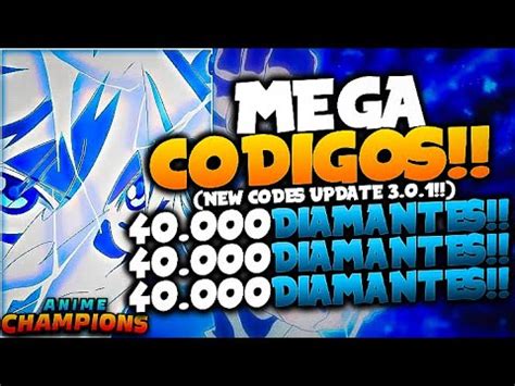 Todos Mega Exclusivos Codes Secretos No Anime Champions Simulator