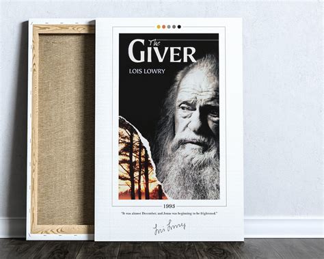 The Giver Book Cover Poster Lois Lowry The Giver Poster The Giver