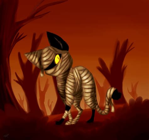 Mummy Cat by blueriiver on DeviantArt