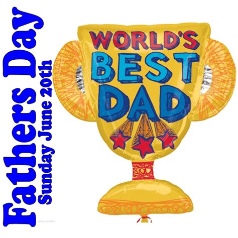 Fathers Day Balloons Helium Filled Balloon Cardiff Balloons