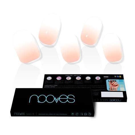 Autocollants Ongles En Gel Nooves Nude Baby Boomer Application