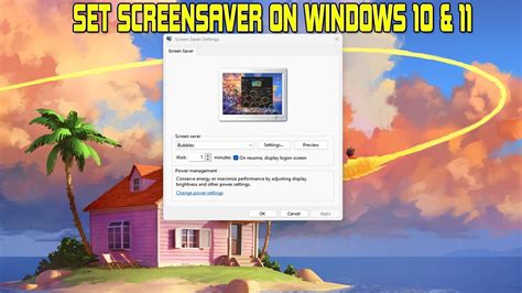 How To Set Screen Saver On Windows 10 And 11 Youtube