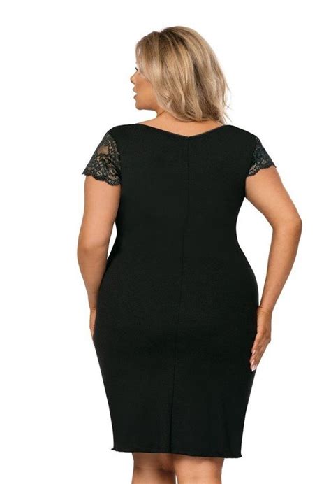 Tess Plus Size Damska Koszulka Nocna Donna Czerwona 55849 Rafjolka Pl