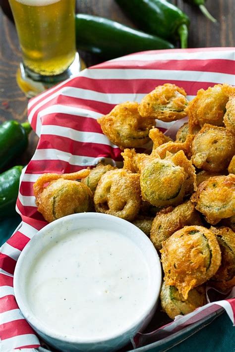 Deep Fried Jalapeno Slices Recipe Deep Fried Food Stuffed Peppers