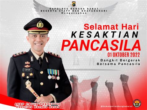 Kapolres Bangka Barat Ucapkan Hari Kesaktian Pancasila Terabasnews