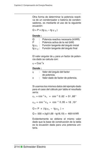 Compensacion De La Energia Reactiva Pdf