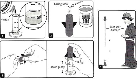 Anleitung Backpulver Essig Co Rakete Natron Rakete Experiment Kinder