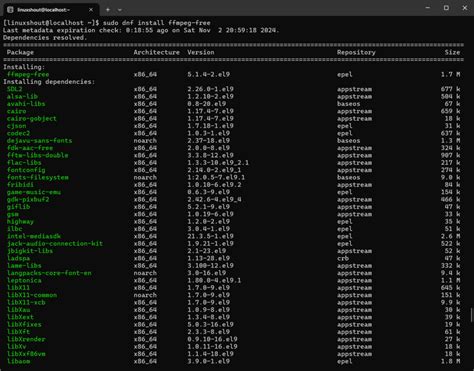 How To Install FFmpeg On AlmaLinux 9 Or Rocky Linux LinuxShout