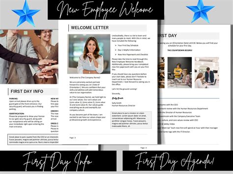 Complete New Hire Packet And Employee Welcome Handbook Etsy