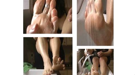 Kitchen Sink Foot Wash Annabelle Flowers Sensual Feet Clips4sale