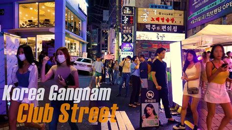 4k Saturday Night Hot Gangnam Club Street Seoul Korea Tour 금요일 밤 강남