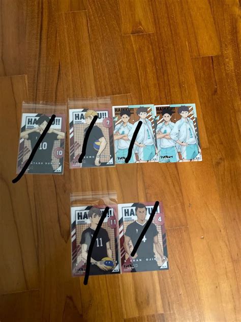 Haikyuu Clear Cards Oikawa Atsumu Osamu Suna Hobbies Toys