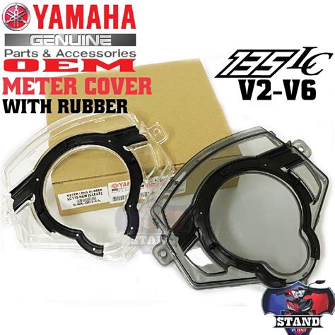 Yamaha Meter Lens Cover Lc New V V V V V With Rubber Set Clear