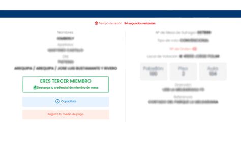 Credencial De Miembros De Mesa 2022 Paso A Paso Para Descargar Modelo E Imprimir En Link De