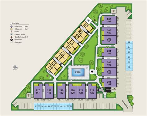 Fairway Village Apartment Homes - Site Map