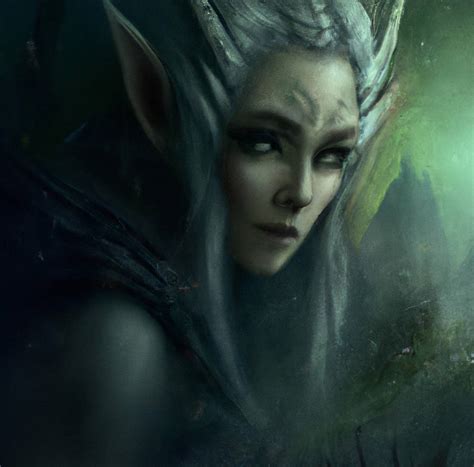 Elf Warior Woman Dark Fantasy 1 By Silentgamepls On Deviantart