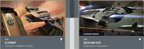 Buy Upgrade C Spirit To Zeus Mk Ii Es At Star Hangar