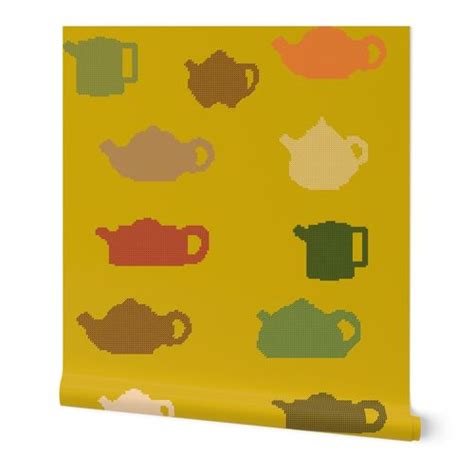 Retro Kitchen Wallpaper | Spoonflower