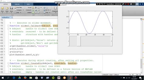 Slider In Matlab Gui Youtube