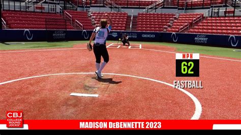 Madison DeBennette 2023 Pitcher Outfielder Softball Skills Video YouTube