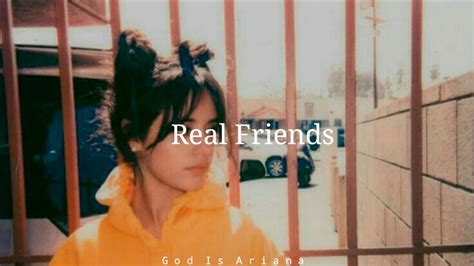 Real Friends Camila Cabello •lyrics• Youtube