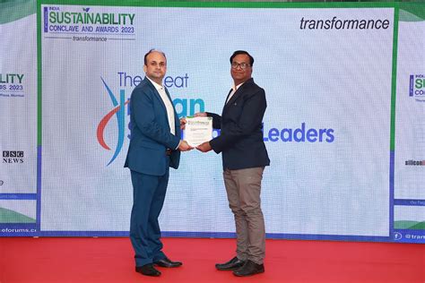 Nd India Sustainability Conclave Awards Transformance