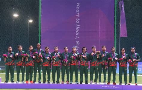 The Bangladesh Women’s Team Won The Bronze In The Women’s Cricket Event At The 19th Asia Games