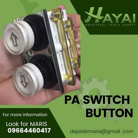 PA SWITCH BUTTON, Commercial & Industrial, Industrial Equipment on ...