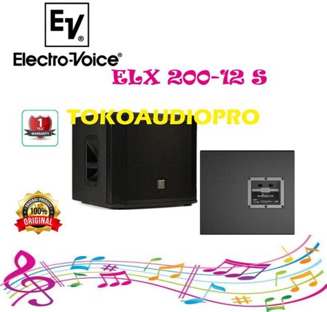 Jual Sub Electro Voice Elx S Inch Passive Subwoofer Pasif Elx