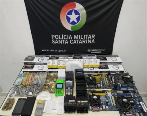 Polícia Militar desarticula esquema de jogos de azar e prende dois