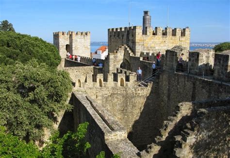 Castelo De S O Jorge St George S Castle In Lisbon Portugal