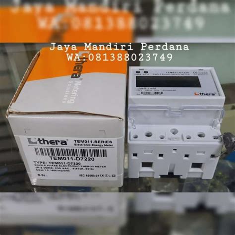 Promo Kwh Meter Thera Tem D Single Phase Electronic Energy