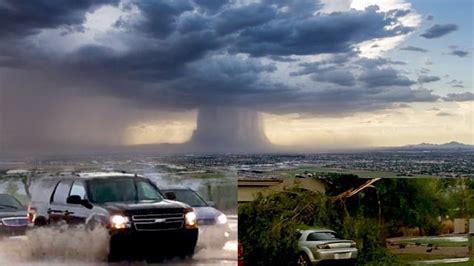 Monsoon Storm Hits Valley Causes Flooding Power Outages Arizonas