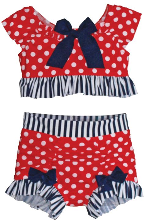 Crop Top High Waisted Bikini In Independence Collection Etsy