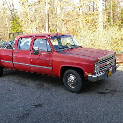 1986 Chevrolet C30 Custom Crew Cab Pickup 4 Door 454 V8 Dually