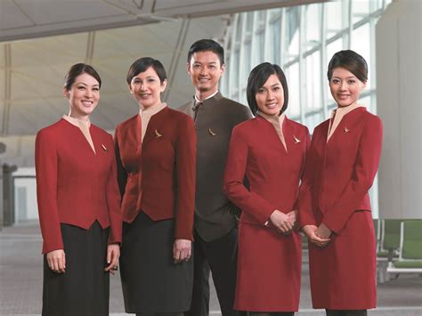 Cathay Pacific Hong Kong Flight Attendant Uniform Flight Attendant