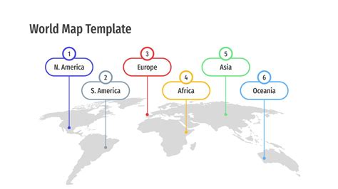 World Map Infographic For Powerpoint Presentation – NBKomputer