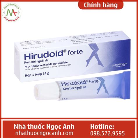 Thu C Hirudoid Forte G Cream L Thu C G Gi Bao Nhi U Mua U