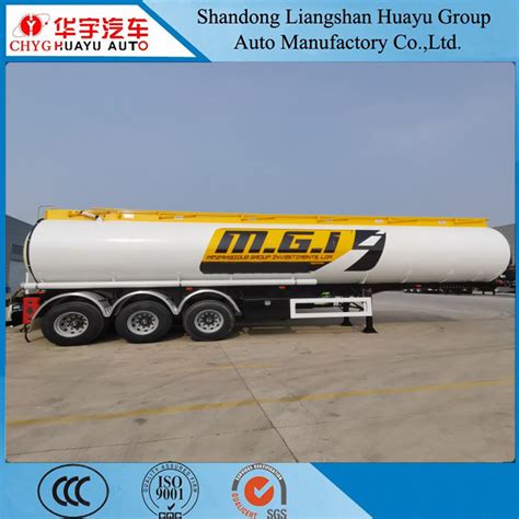 3 Axle 42000 Liters Aluminum Alloy Liquid Storage Transport Semi