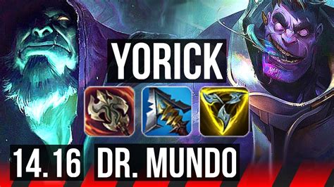 Yorick Vs Dr Mundo Top 905 43k Dmg Legendary Euw Diamond