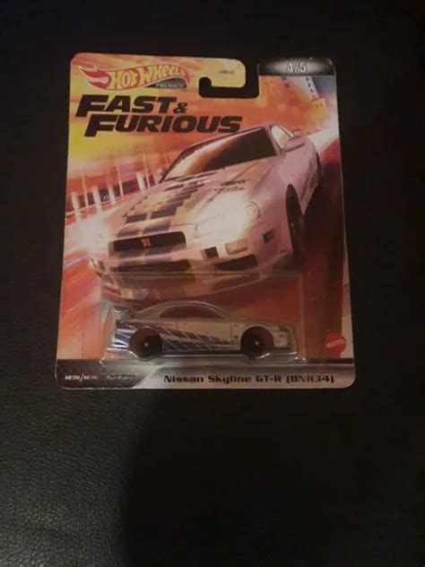 Hot Wheels Retro Fast Furious Paul Walker S Nissan Skyline Gt R R