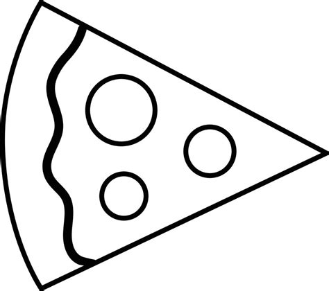 Simple clipart style pizza slice 22780602 Vector Art at Vecteezy