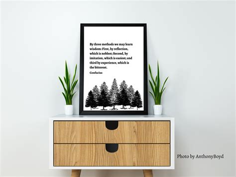 Confucius Quote, Confucius Wall Art, Quote Poster, Literary Print ...